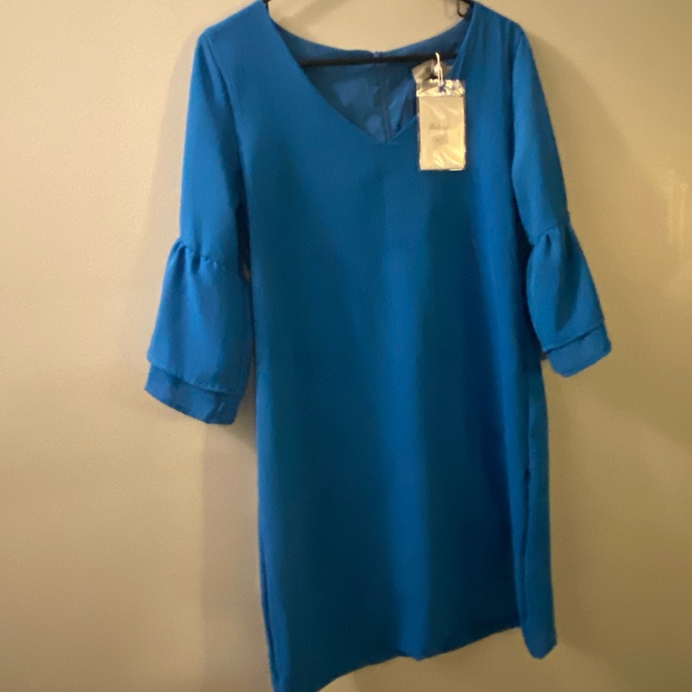 Blue dress